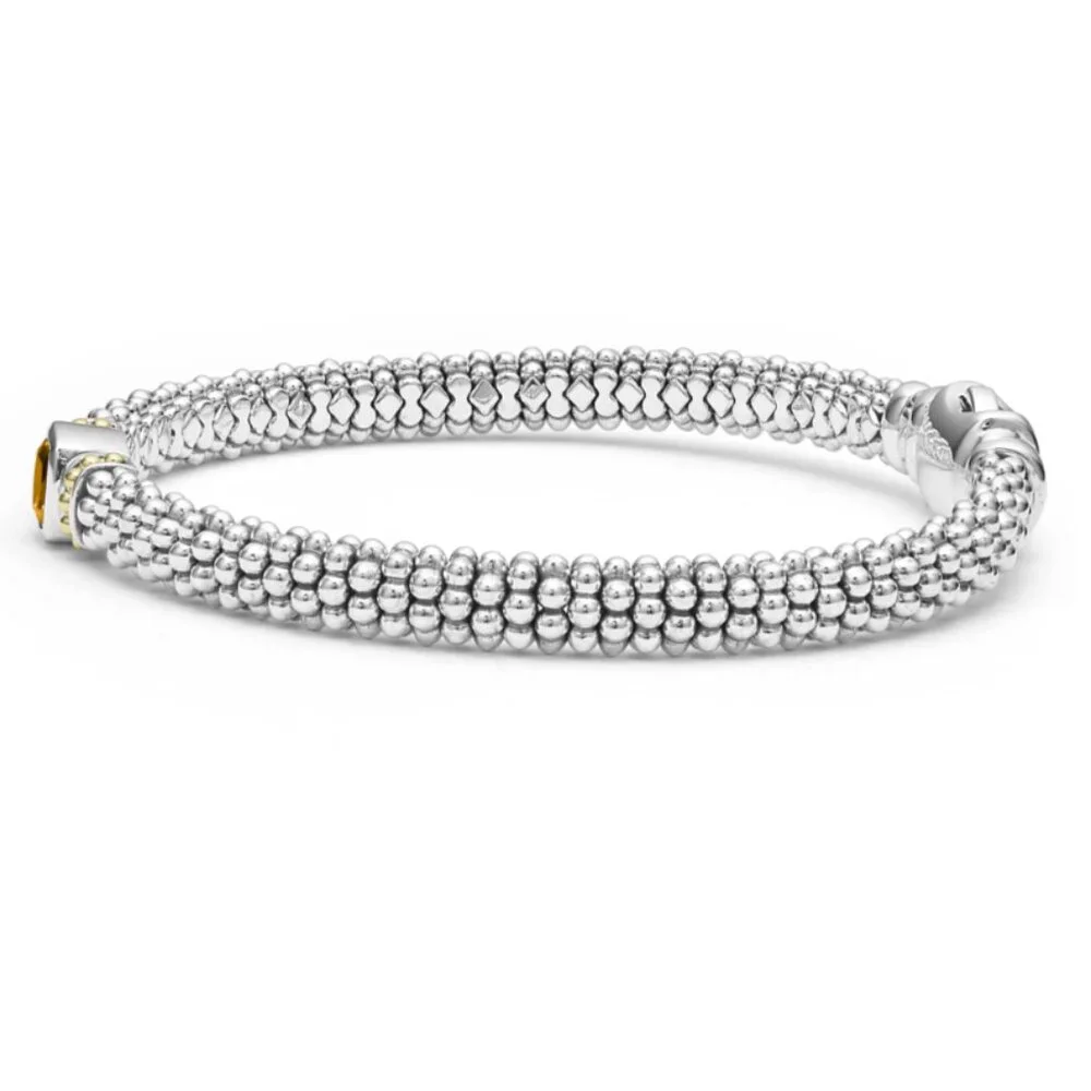 Rittenhouse  Citrine Caviar Bracelet | 6mm from Lagos Sz 7 - Picture 4 of 10